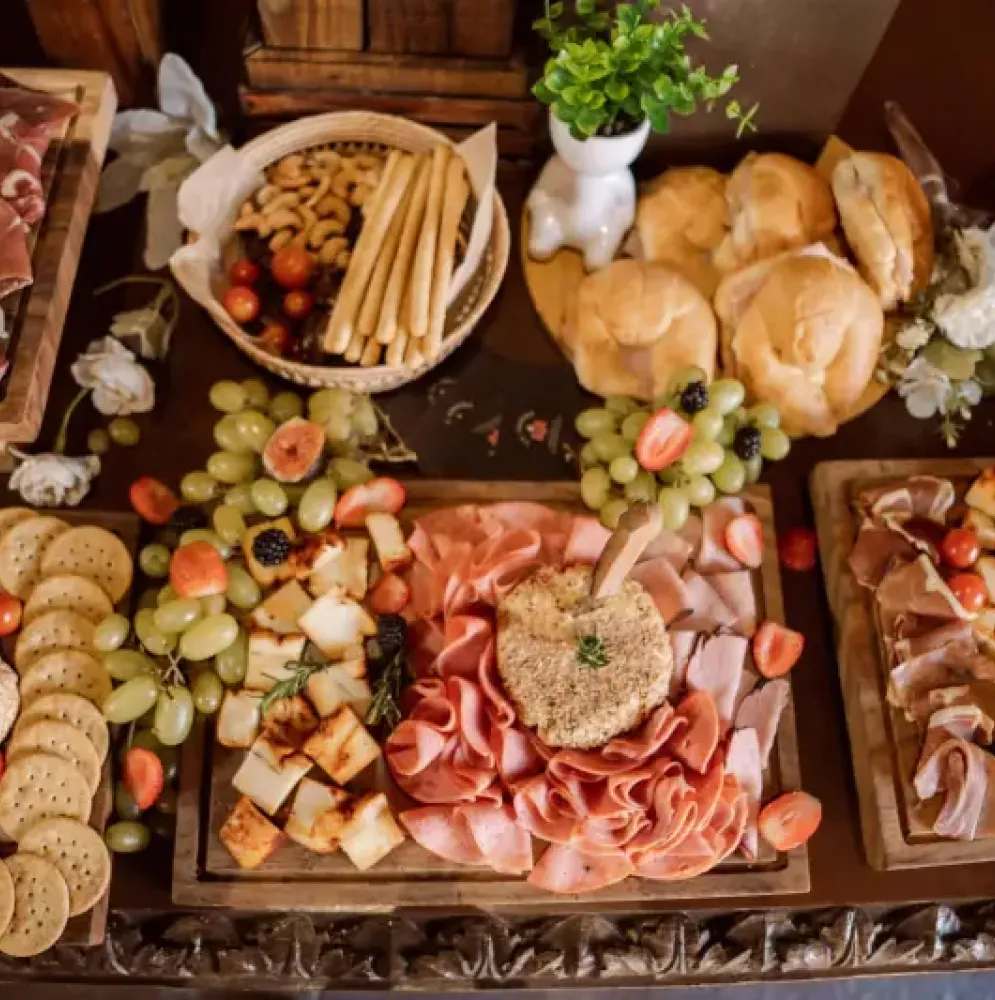 Charcuterie boards at NYC corporate event