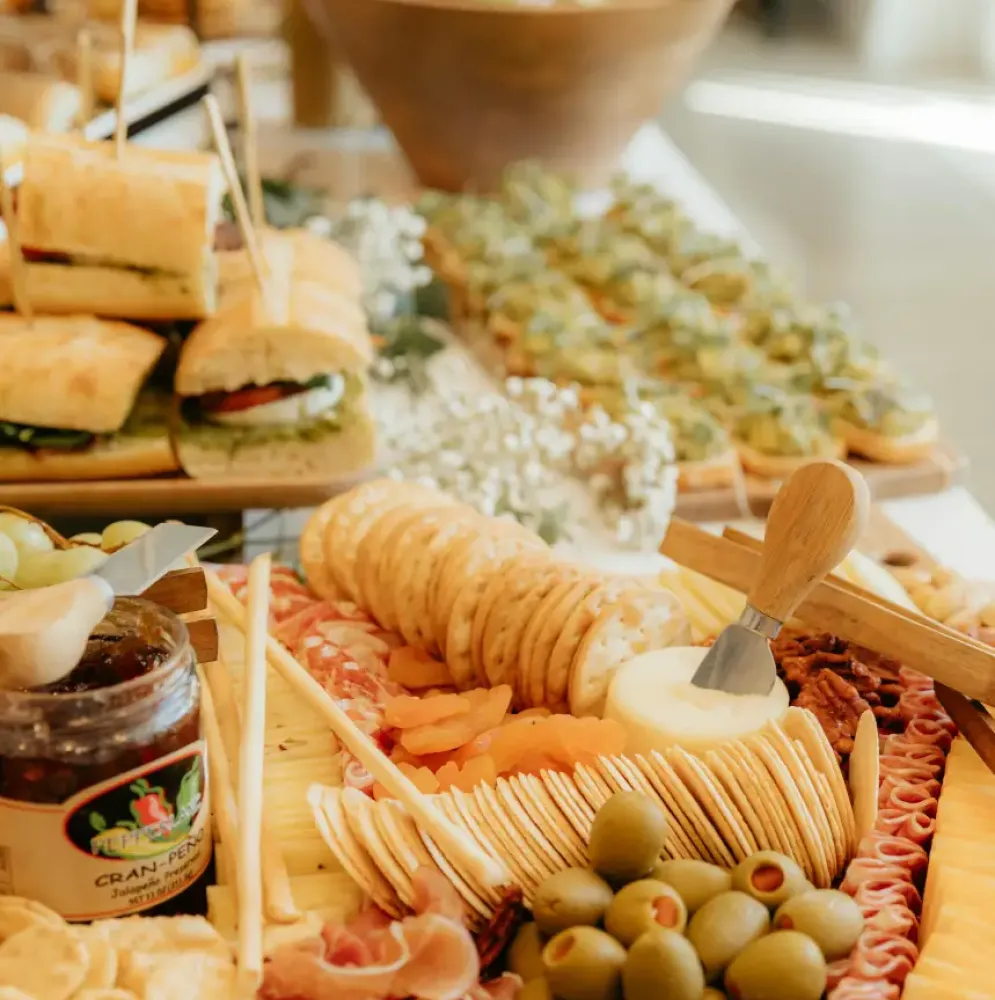 Charcuterie display at NYC event