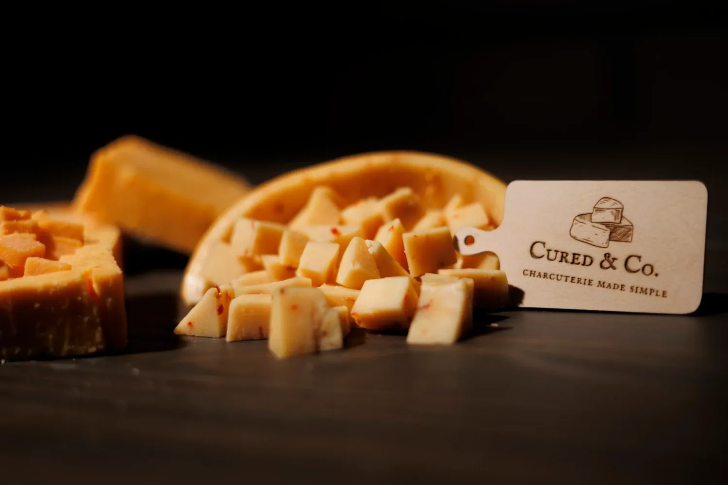 Plate with charcuterie