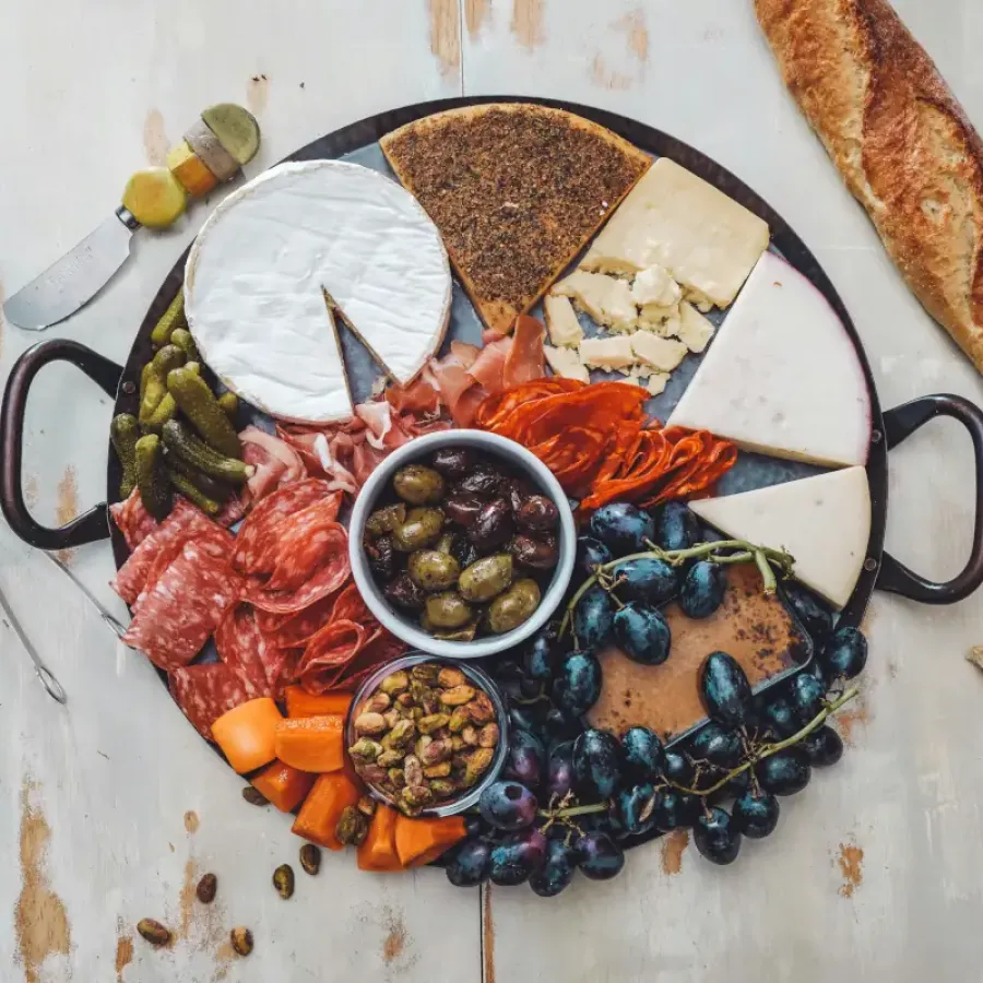 Premium charcuterie spread display